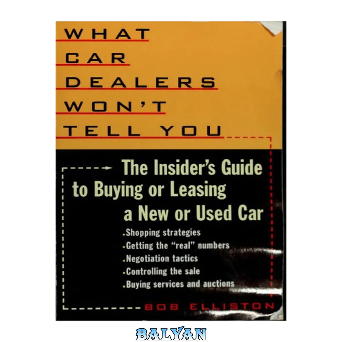 جلد کتاب What car dealers won't tell you : the insider's guide to buying or leasing a new or used car