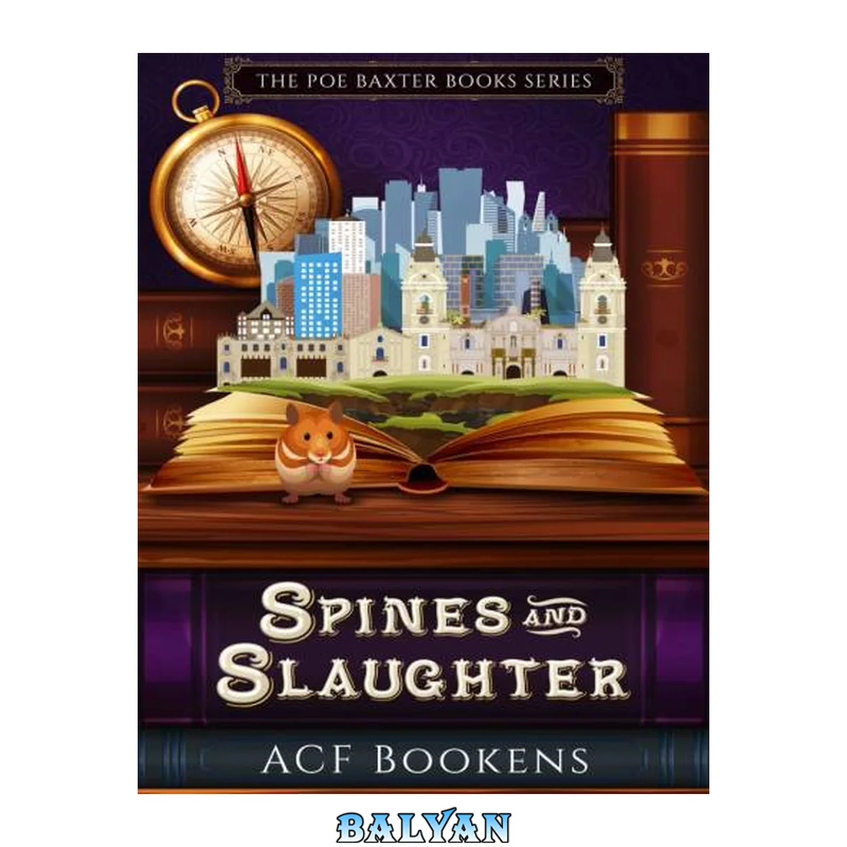 جلد کتاب Poe Baxter Books 05-Spines and Slaughter