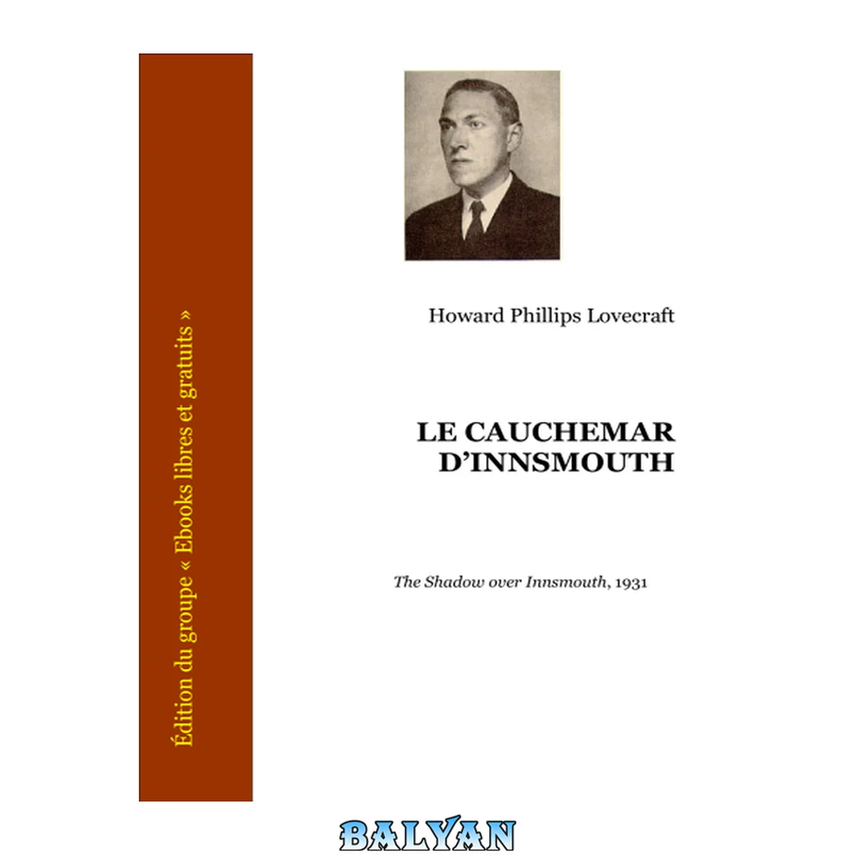 جلد کتاب Le Cauchemar d'Innsmouth