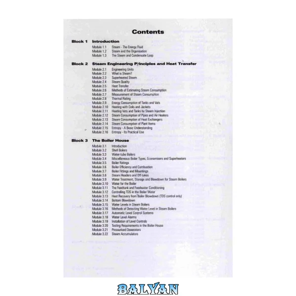 کتاب حلقه بخار و میعانات