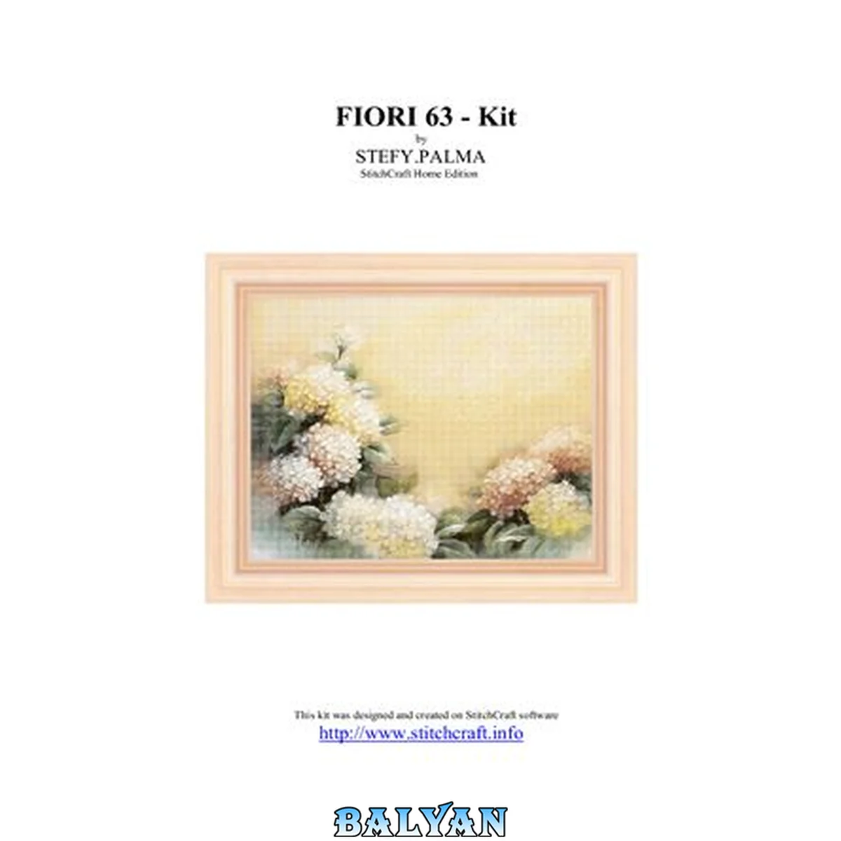 جلد کتاب Схема вышивки Stefy Palma Fiori No063 - Kit