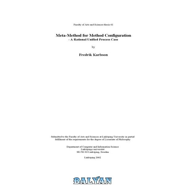 Meta - method for method configuration : a rational unified process case