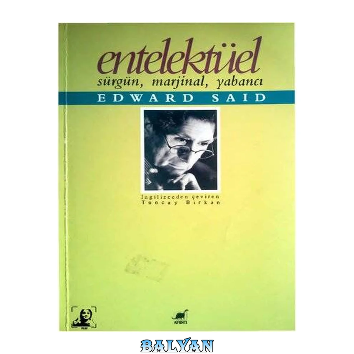 جلد کتاب Entelektüel (Sürgün, Marjinal, Yabancı)