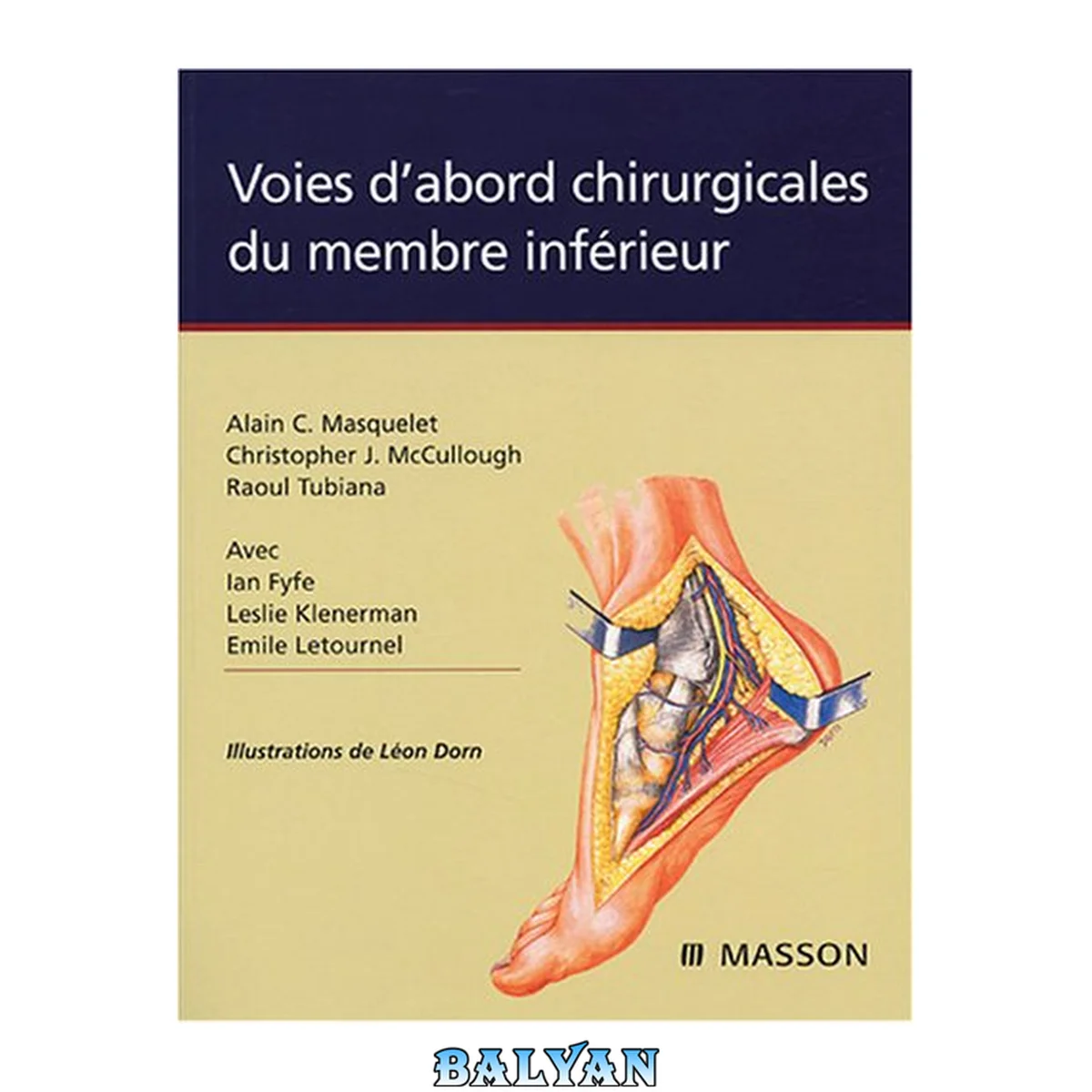 جلد کتاب Voies d'abord chirurgicales du membre inférieur