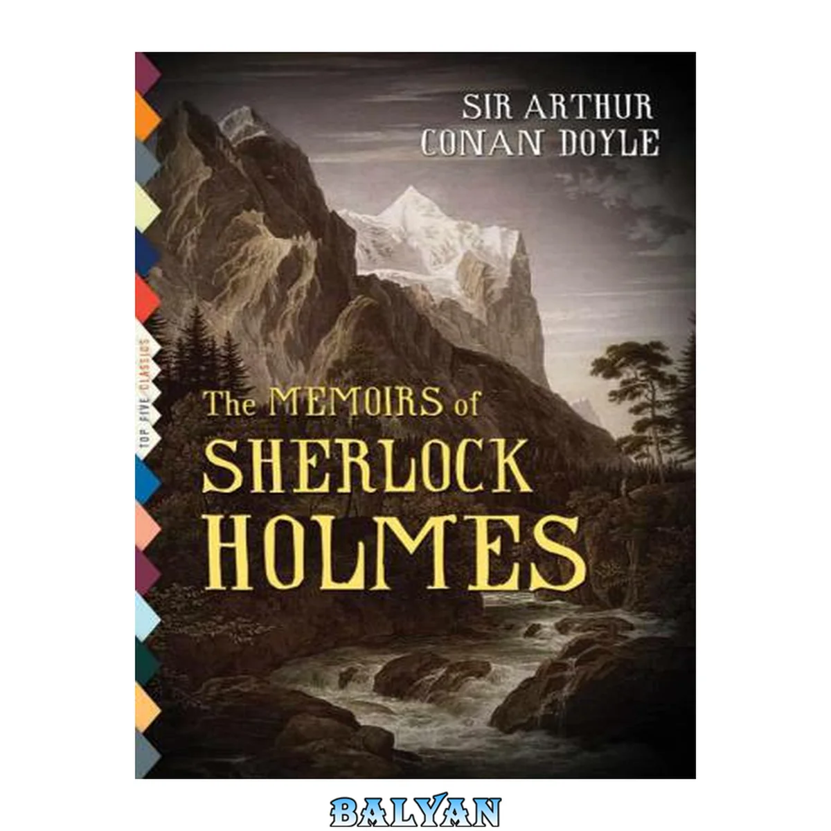 جلد کتاب The Memoirs of Sherlock Holmes (Illustrated Sidney Paget)