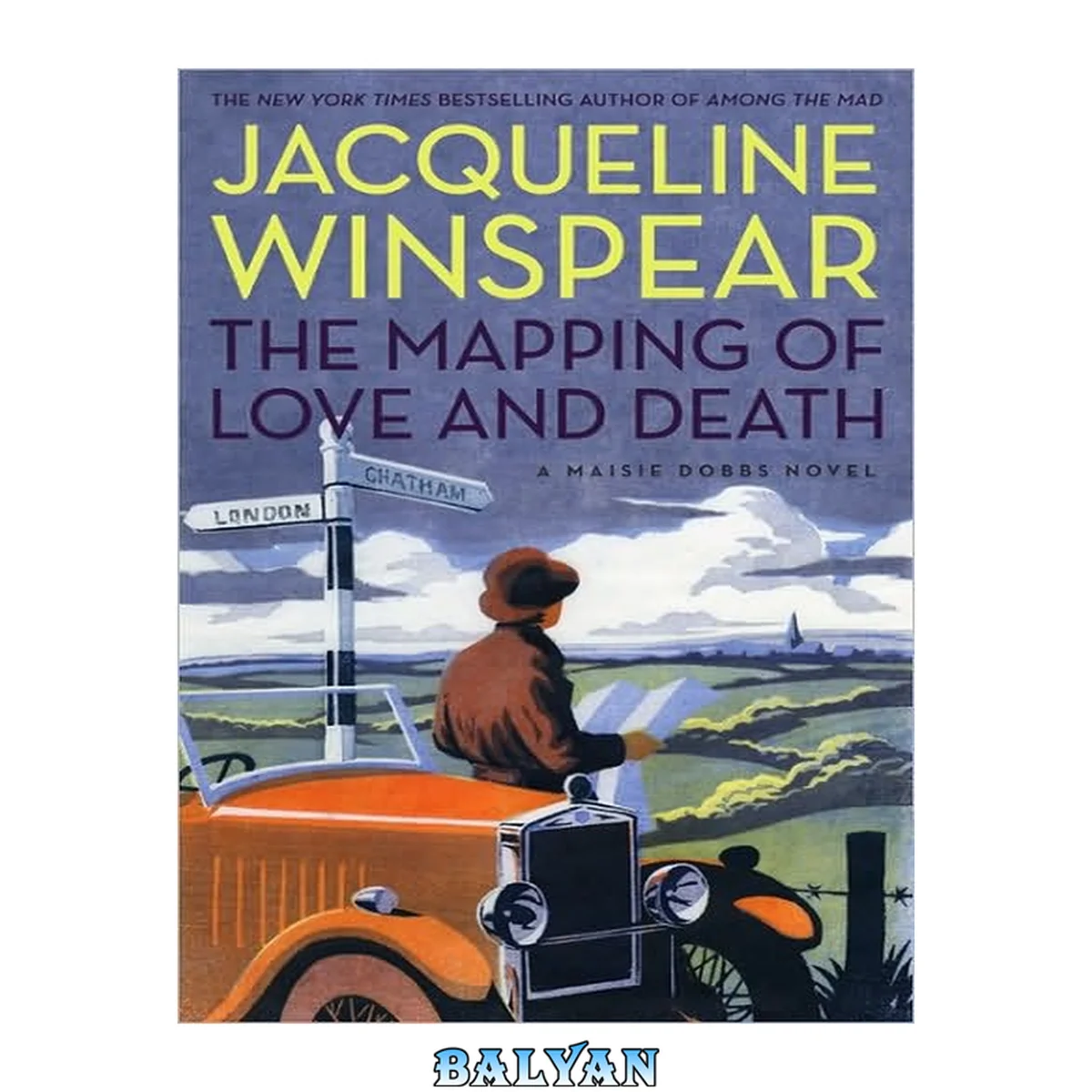 جلد کتاب The mapping of love and death : Maisie Dobbs Series, Book 7