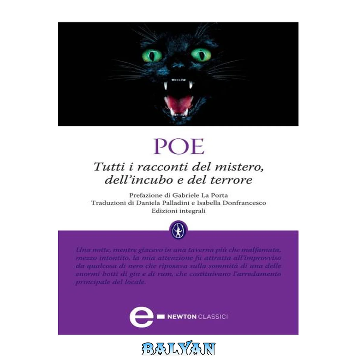 جلد کتاب Tutti i racconti del mistero, dell'incubo e del terrore. Ediz. integrale