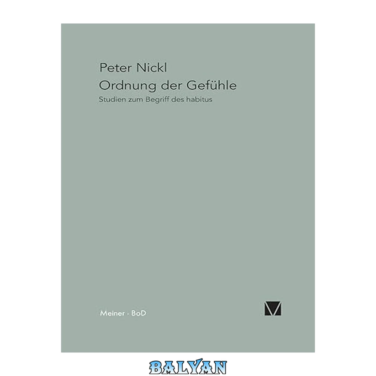 جلد کتاب Paradeigmata: Ordnung der GefüHle: Studien Zum Begriff des Habitus