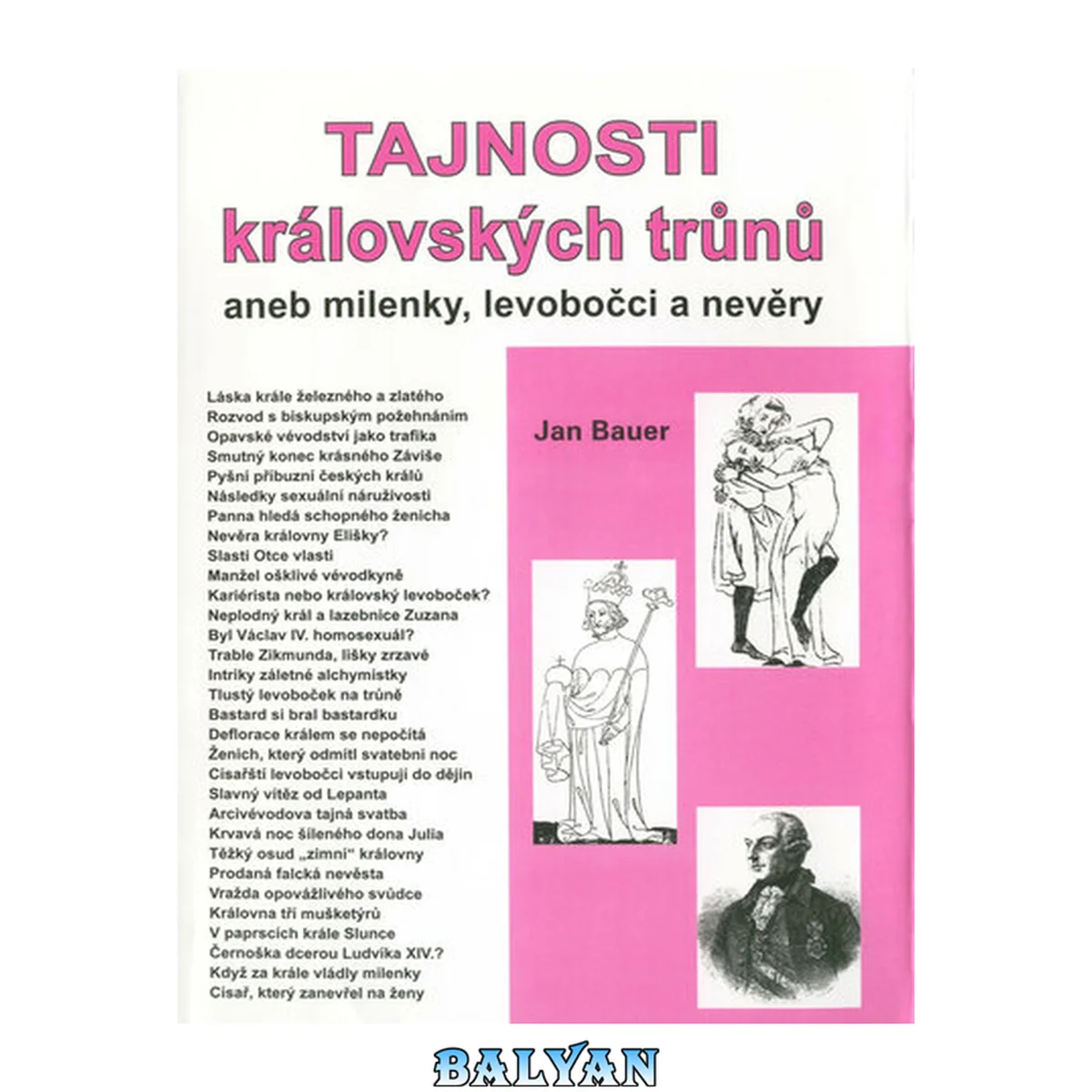 جلد کتاب Tajnosti královských trůnů 1 - Tajnosti královských trůnů aneb Milenky, levobočci a nevěry