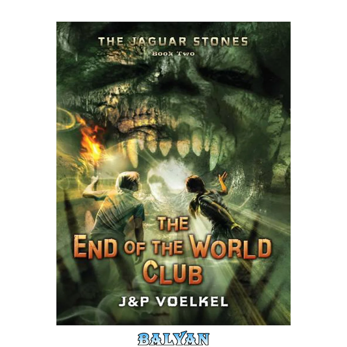 جلد کتاب The jaguar stones, book two : the end of the world club