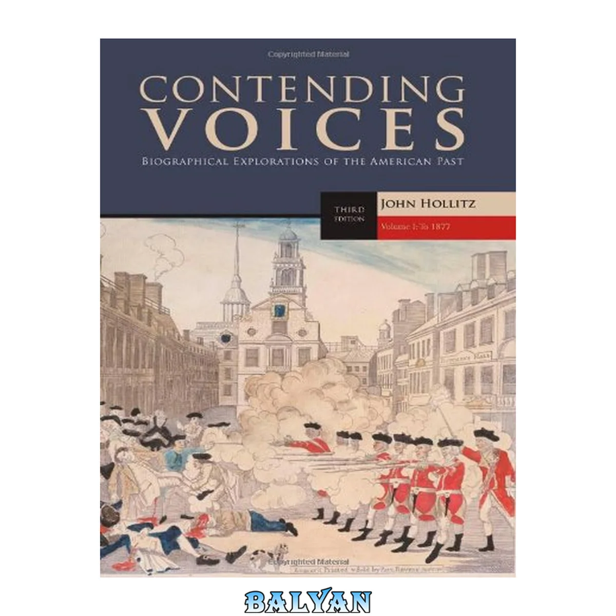 جلد کتاب Contending Voices: Biographical Explorations of the American Past, Volume I: To 1877