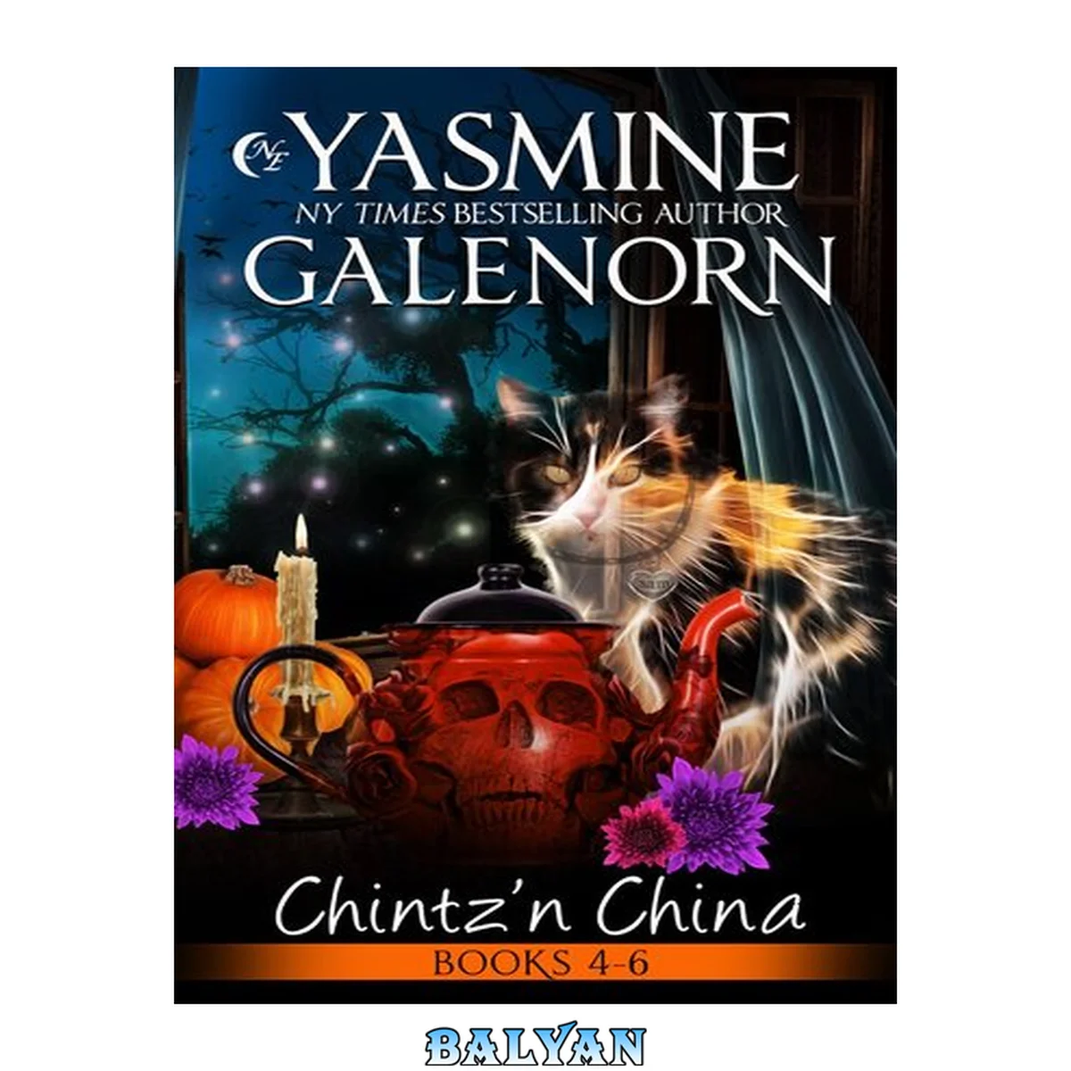 جلد کتاب Chintz 'n china, books 4-6 : a Harvest of Bones, One Hex of a Wedding, Holiday Spirits