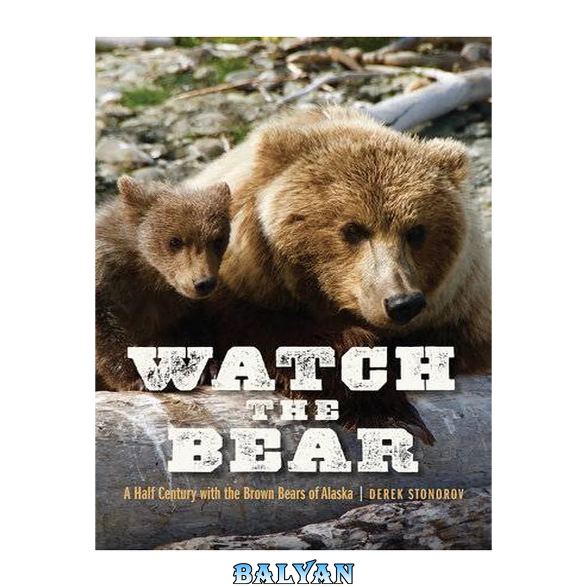 جلد کتاب Watch the bear : a half century with the brown bears of Alaska