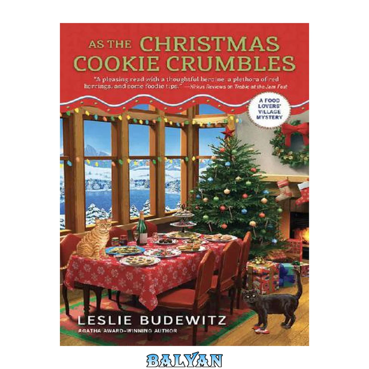 جلد کتاب As the Christmas Cookie Crumbles - Food Lovers' Village Cozy Mystery 5
