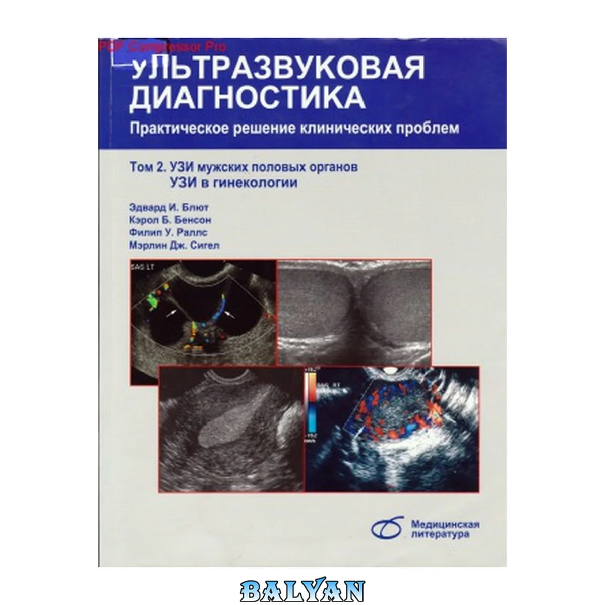 جلد کتاب Ультразвуковая диагностика. Том 2. УЗИ мужских половых органов. УЗИ в гинекологии