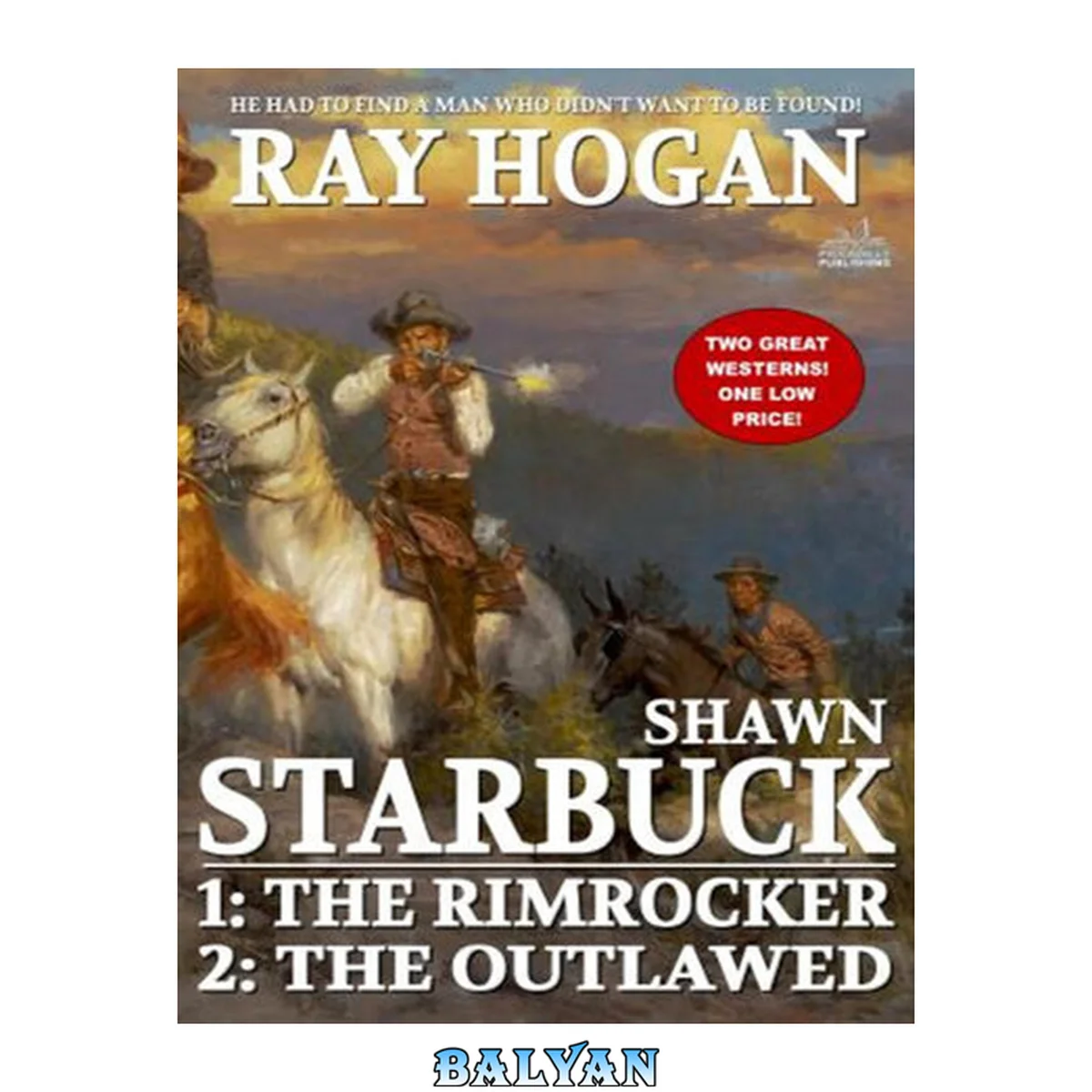 جلد کتاب Shawn Starbuck Double Western 1: The Rimrocker / The Outlawed