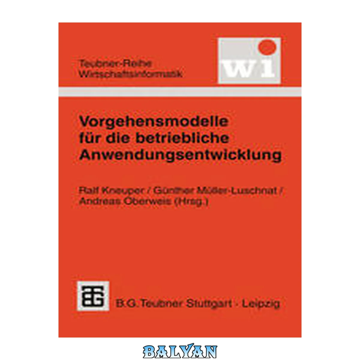 جلد کتاب Vorgehensmodelle für die betriebliche Anwendungsentwicklung