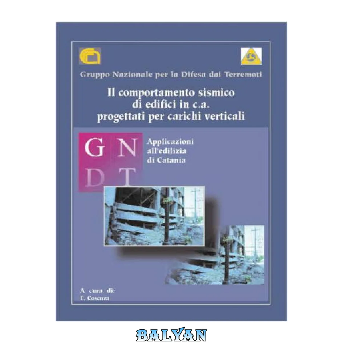 جلد کتاب Il comportamento sismico di edifici in c.a. progettati per carichi verticali: Applicazioni all'edilizia di Catania