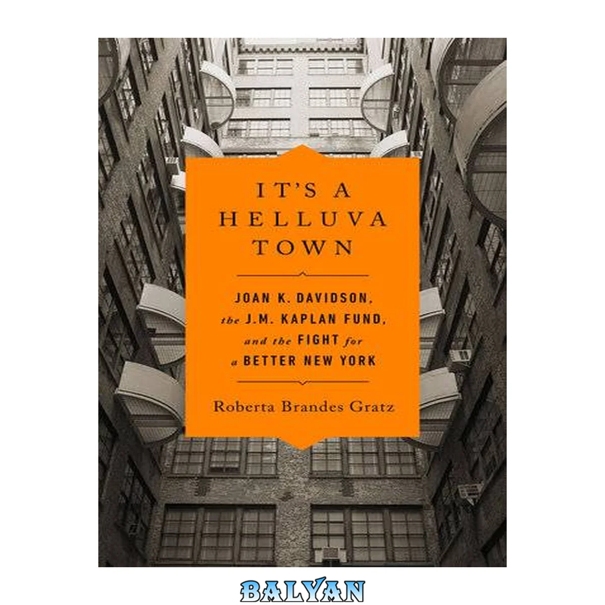 جلد کتاب It's a helluva town : Joan K. Davidson, the J.M. Kaplan fund, and the fight for a better New York
