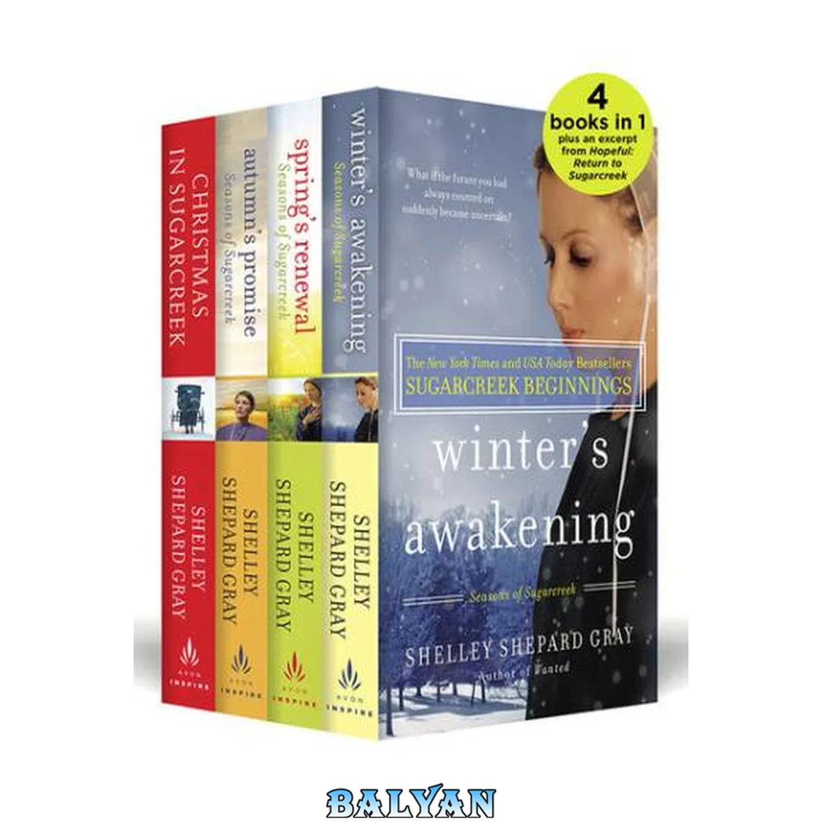 جلد کتاب Sugarcreek Beginnings: Winter's Awakening, Spring's Renewal, Autumn's Promise and Christmas in Sugarcreek + an Excerpt from Hopeful (eBook Bundle)