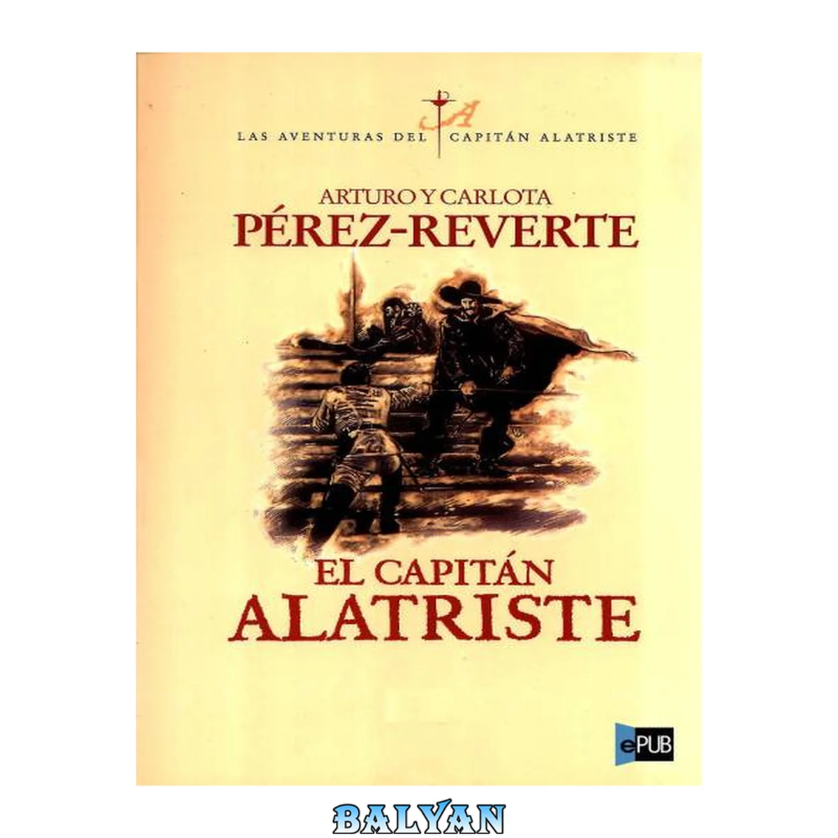 جلد کتاب کاپیتان آلatriste