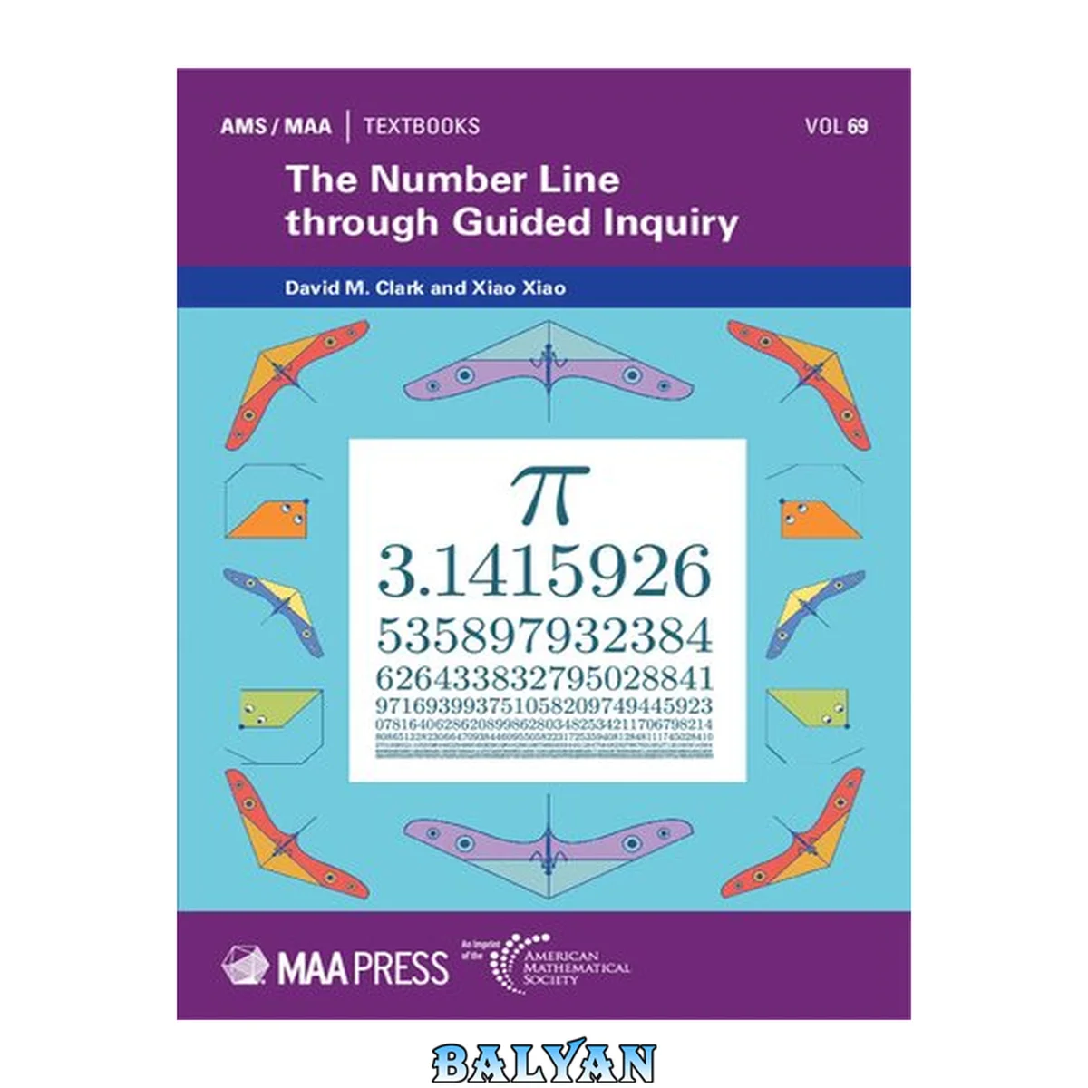 جلد کتاب The Number Line through Guided Inquiry (Ams/Maa Textbooks, 69)