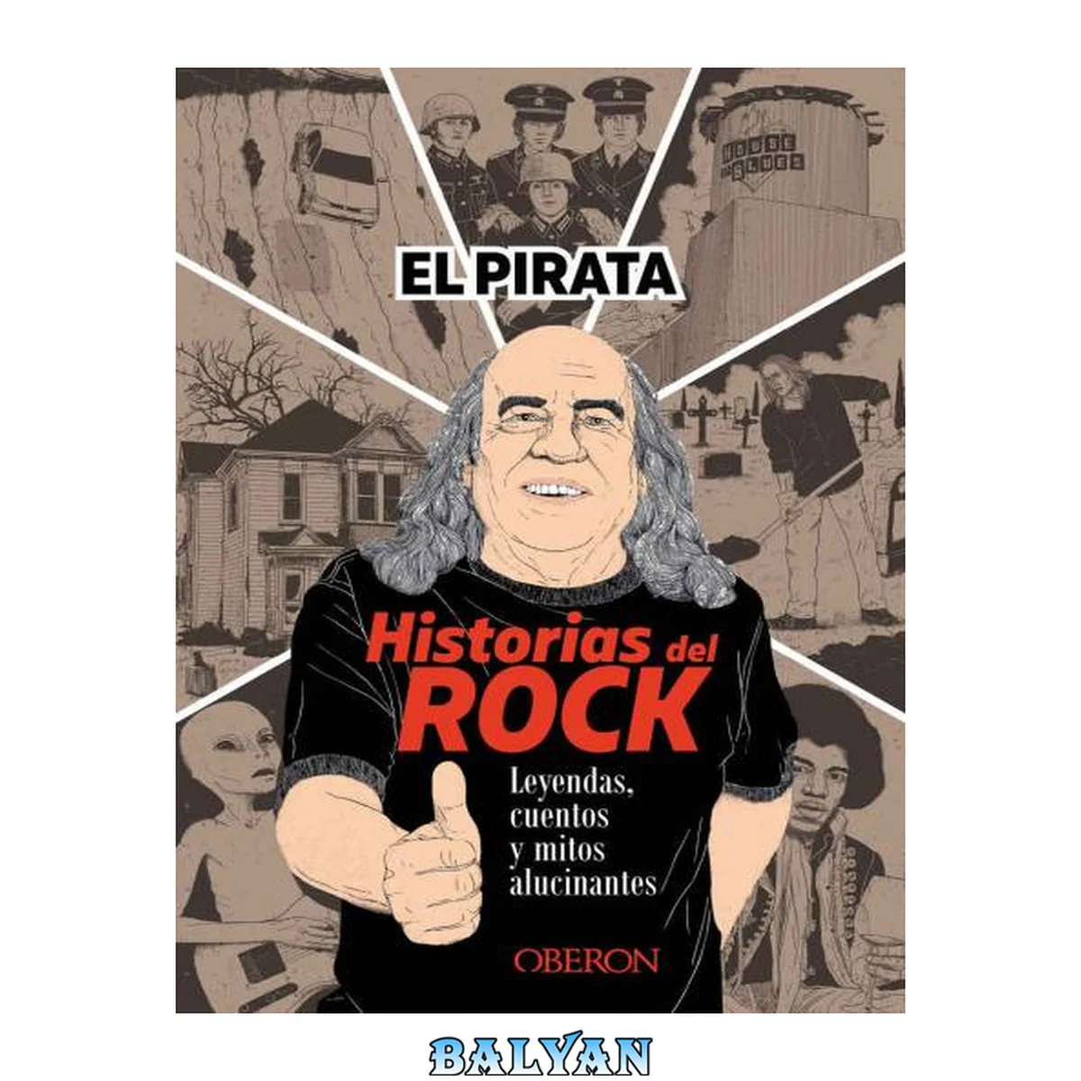 جلد کتاب Historias del Rock