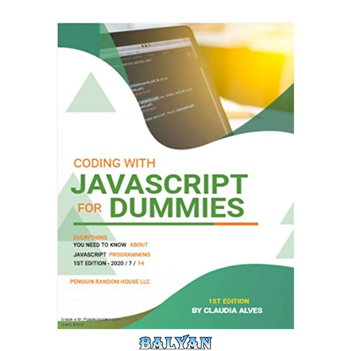 جلد کتاب Coding with JavaScript For Dummies: Everything you need to know about Javascript