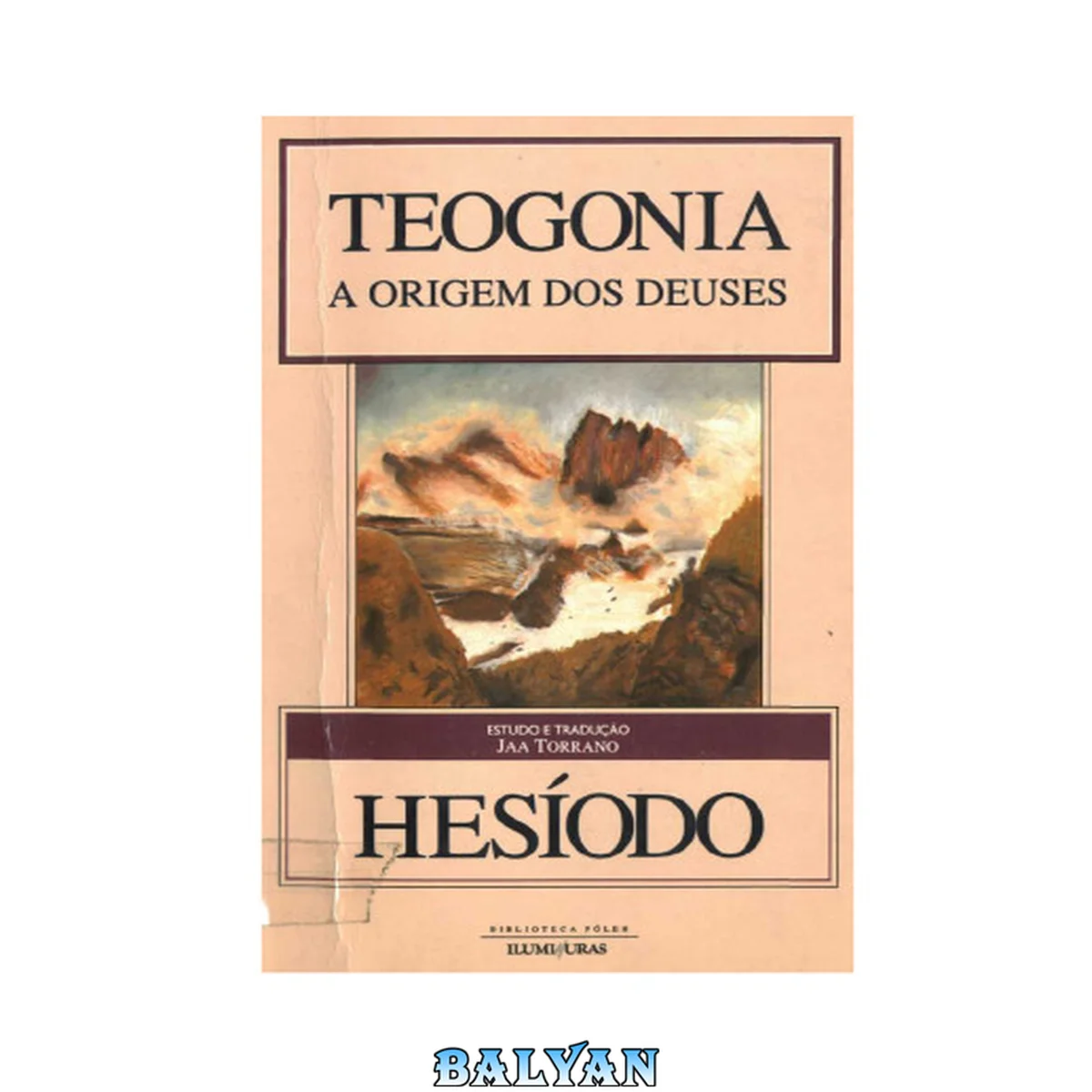 جلد کتاب Teogonia a origem dos deuses