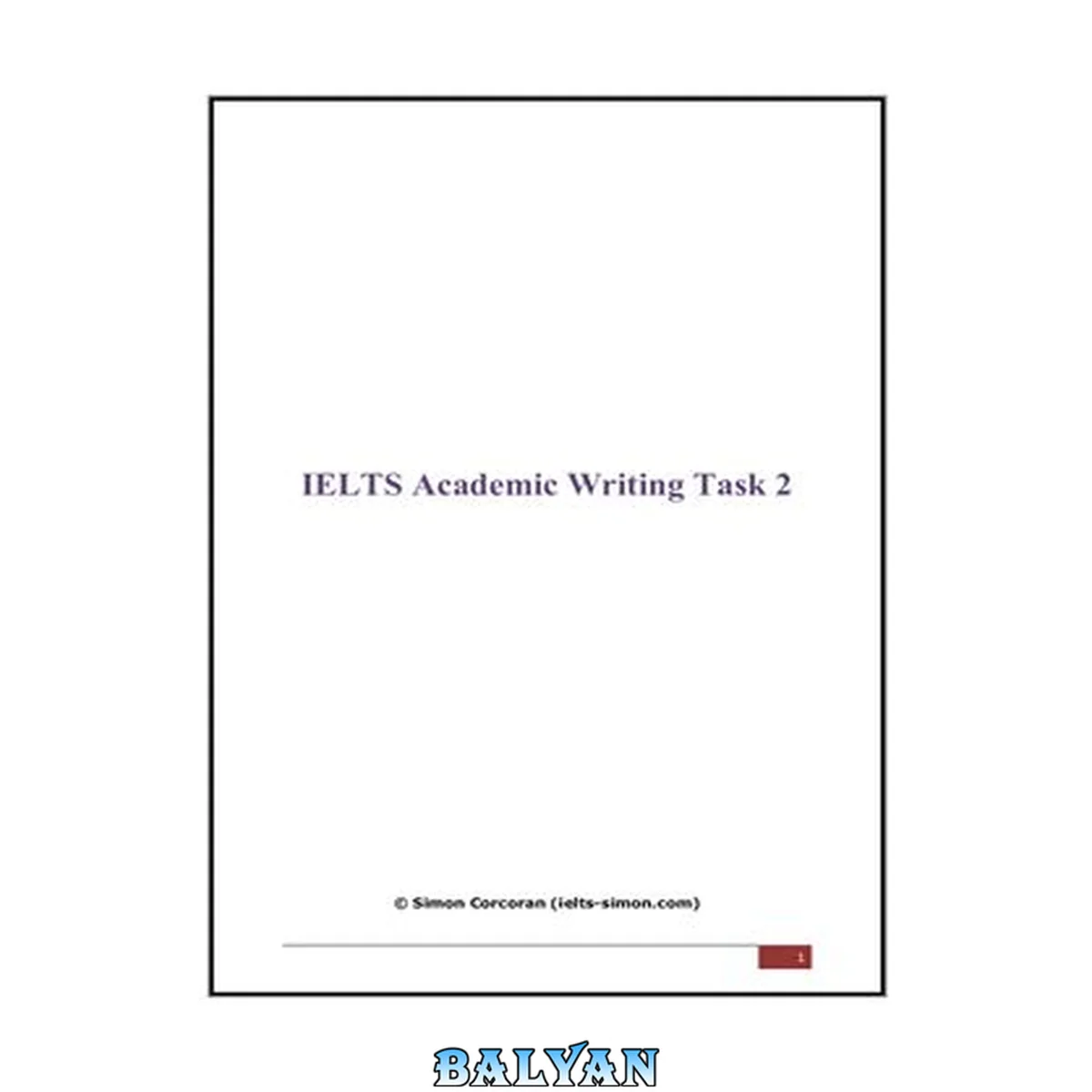 جلد کتاب IELTS Academic Writing - Task 2