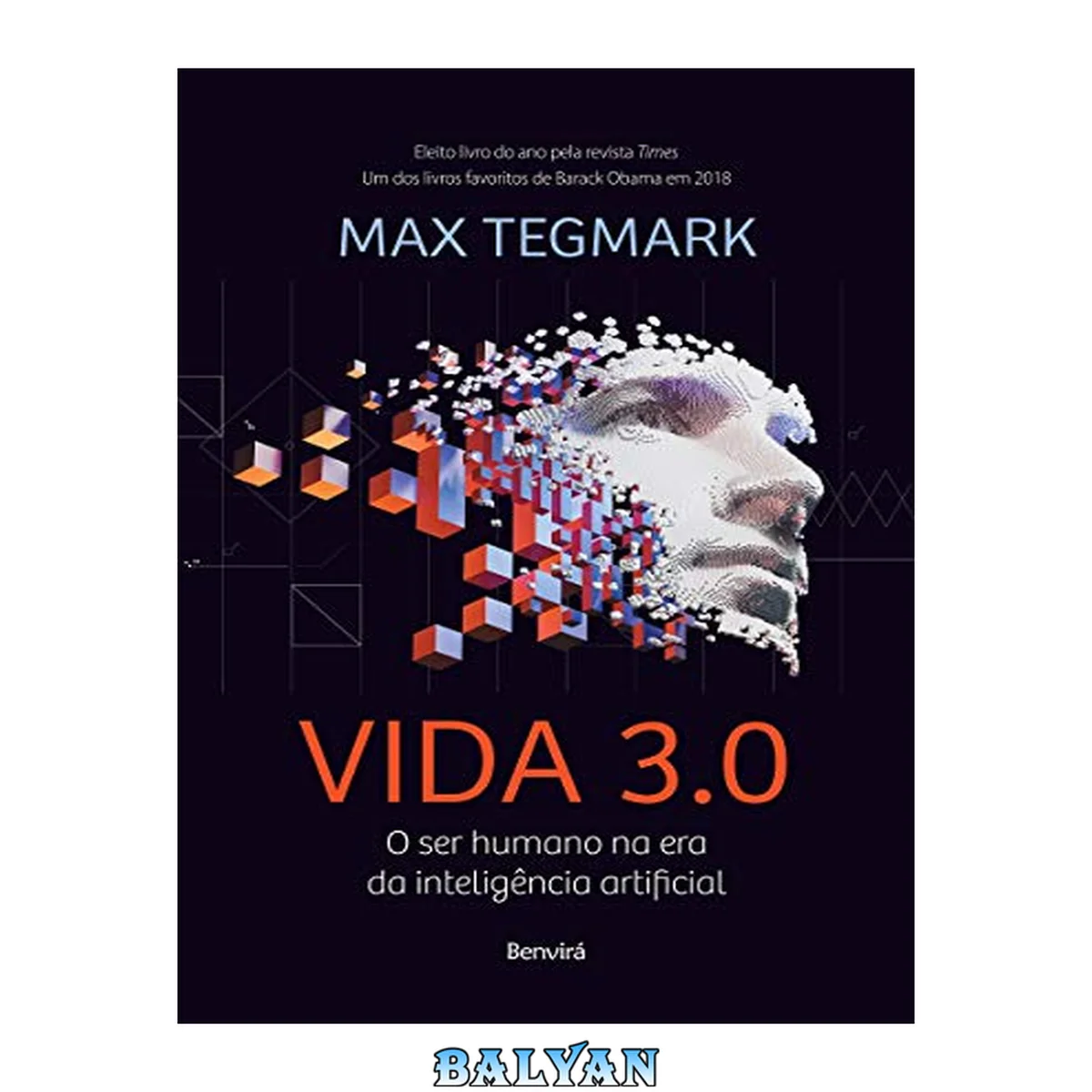 جلد کتاب Vida 3.0: o ser humano na era da inteligência artificial