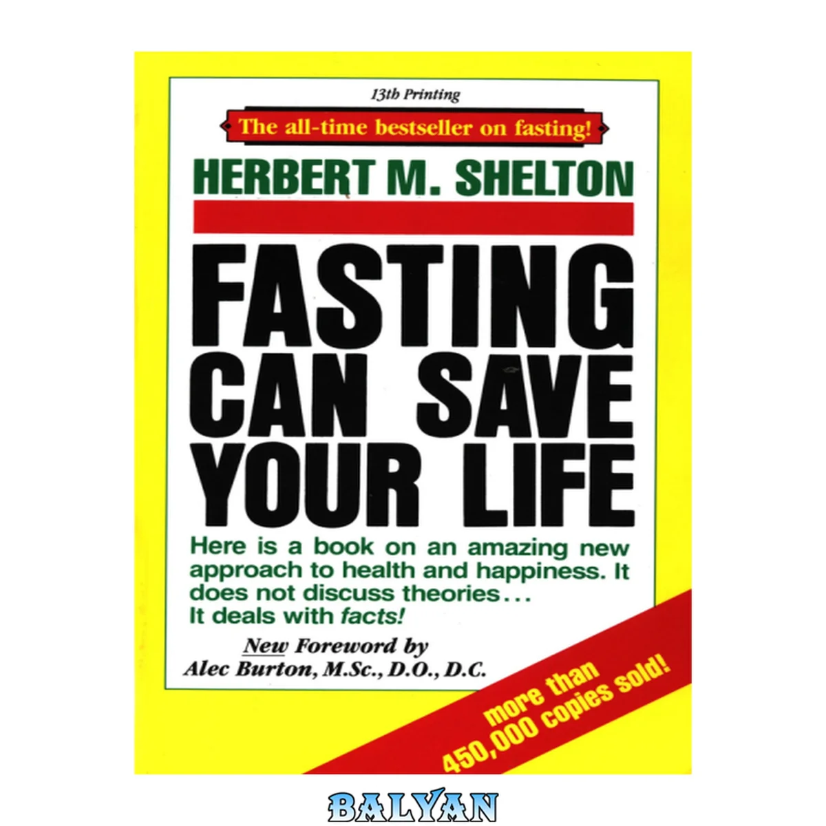 جلد کتاب Fasting Can Save Your Life By Herbert M. Shelton