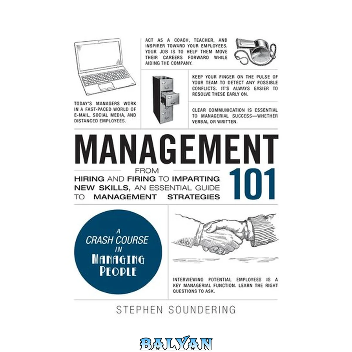 جلد کتاب Management 101: From Hiring and Firing to Imparting New Skills, an Essential Guide to Management Strategies (Adams 101)