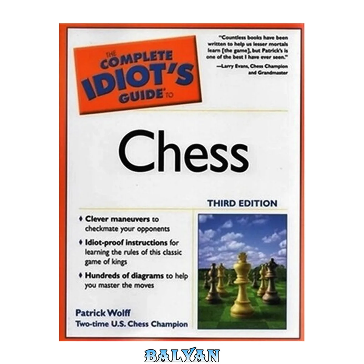 جلد کتاب The Complete Idiot's Guide to Chess, Third Edition