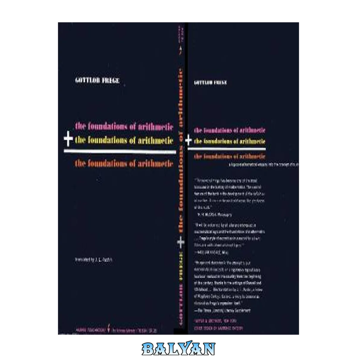 جلد کتاب The Foundations of Arithmetic