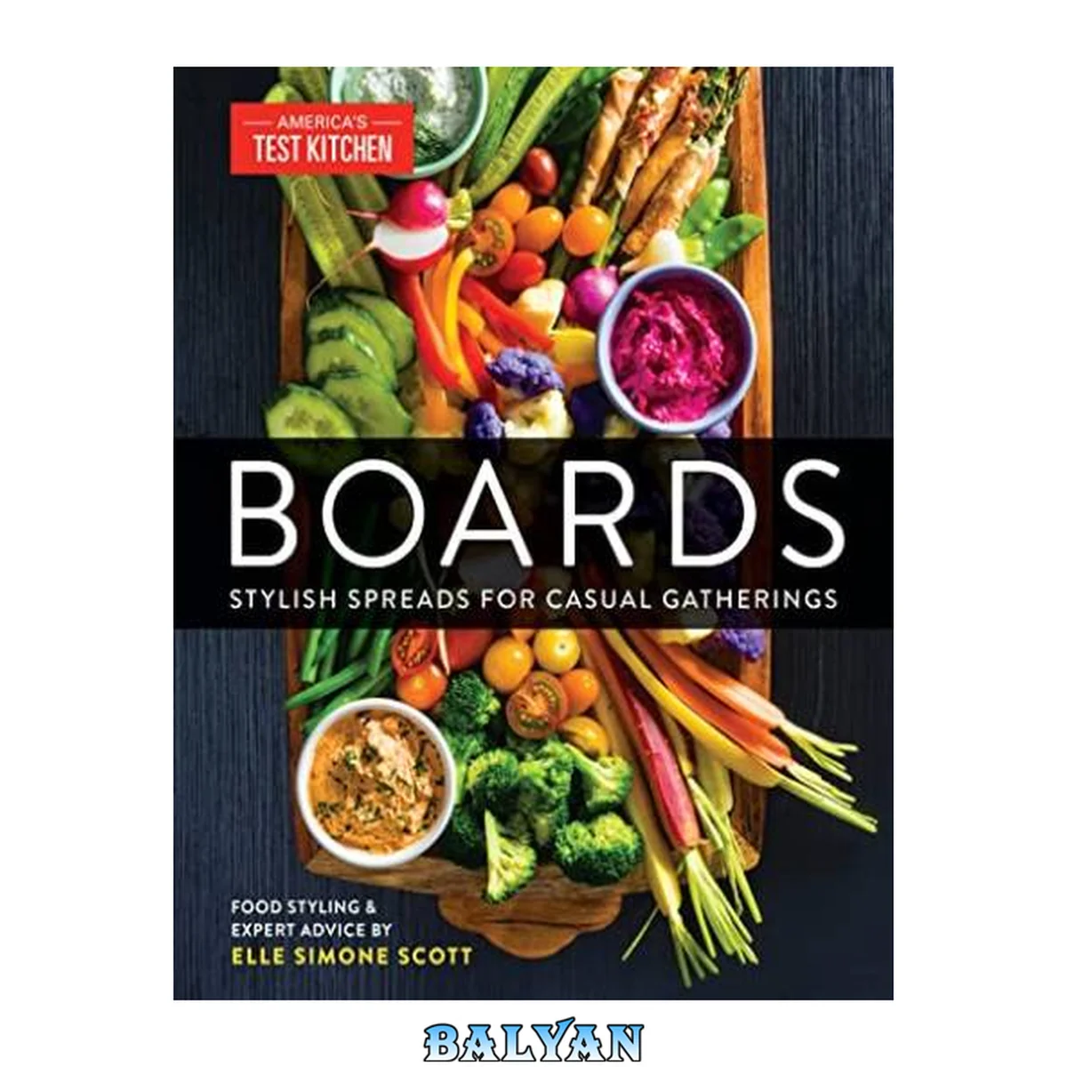 جلد کتاب Boards : stylish spreads for casual gatherings