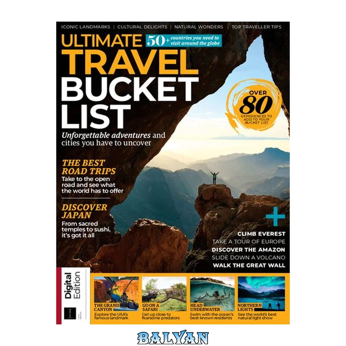 جلد کتاب Ultimate Travel Bucket List -