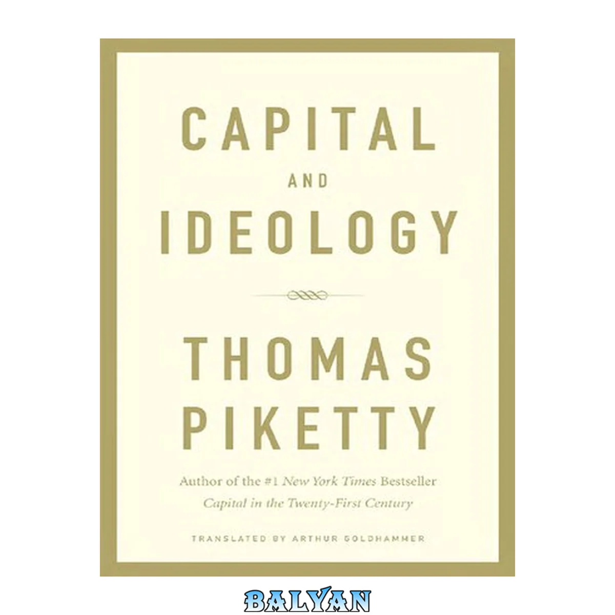 جلد کتاب Capital and Ideology