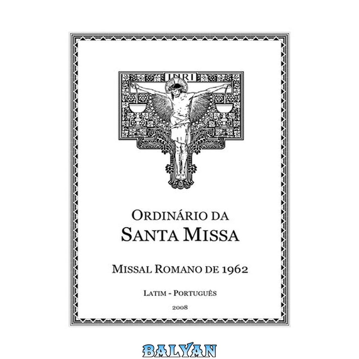 جلد کتاب Ordinário da Santa Missa - missal romano de 1962