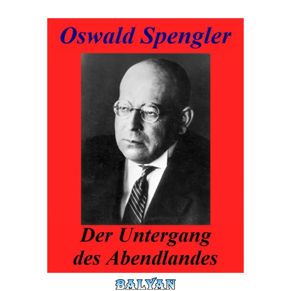 جلد کتاب Der Untergang des Abendlandes