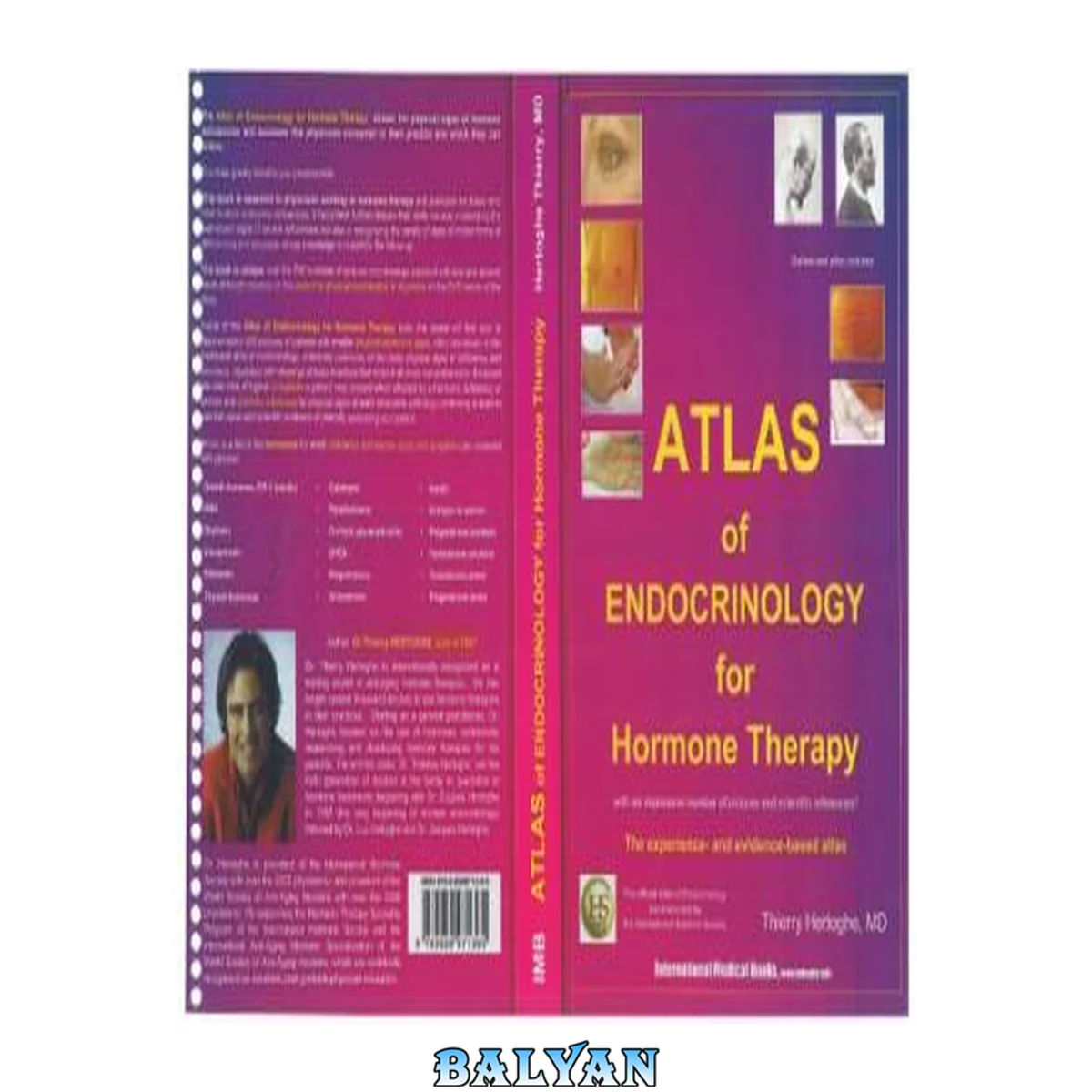جلد کتاب The Atlas of Endocrinology for Hormone Therapy