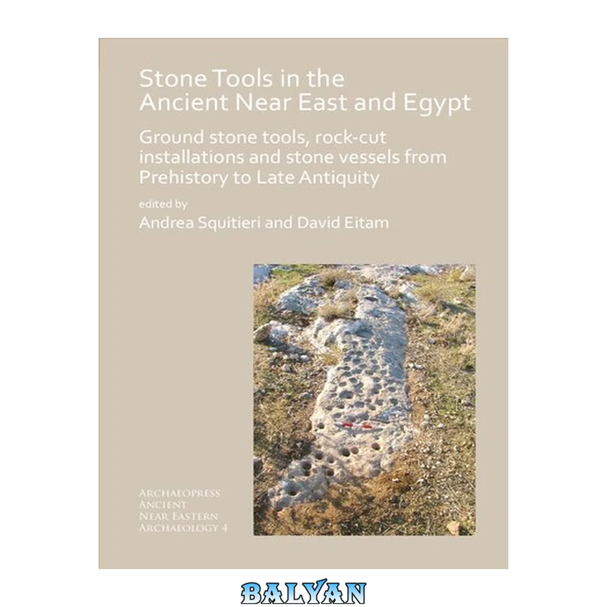 جلد کتاب Stone Tools in the Ancient Near East and Egypt: Ground stone tools, rock-cut installations and stone vessels from Prehistory to Late Antiquity (Archaeopress Ancient Near Eastern Archaeology)