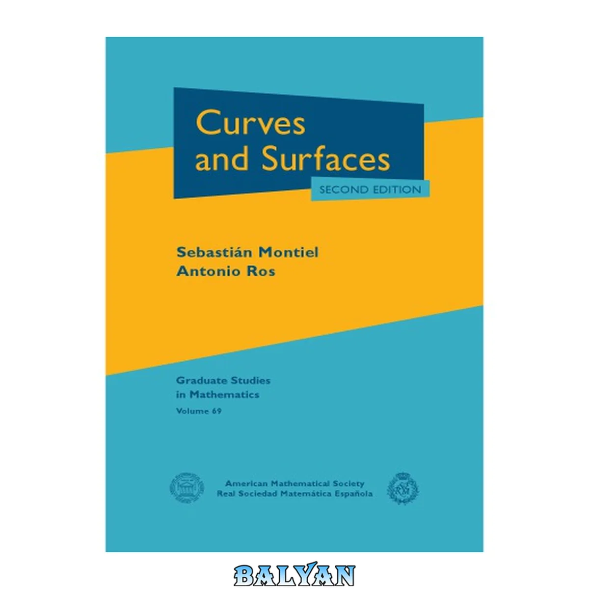 جلد کتاب Curves and Surfaces (Graduate Studies in Mathematics)