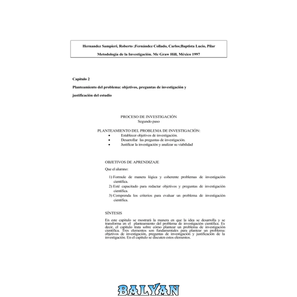 جلد کتاب Metodologia De La Investigacion
