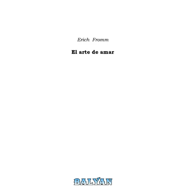 el arte de amar