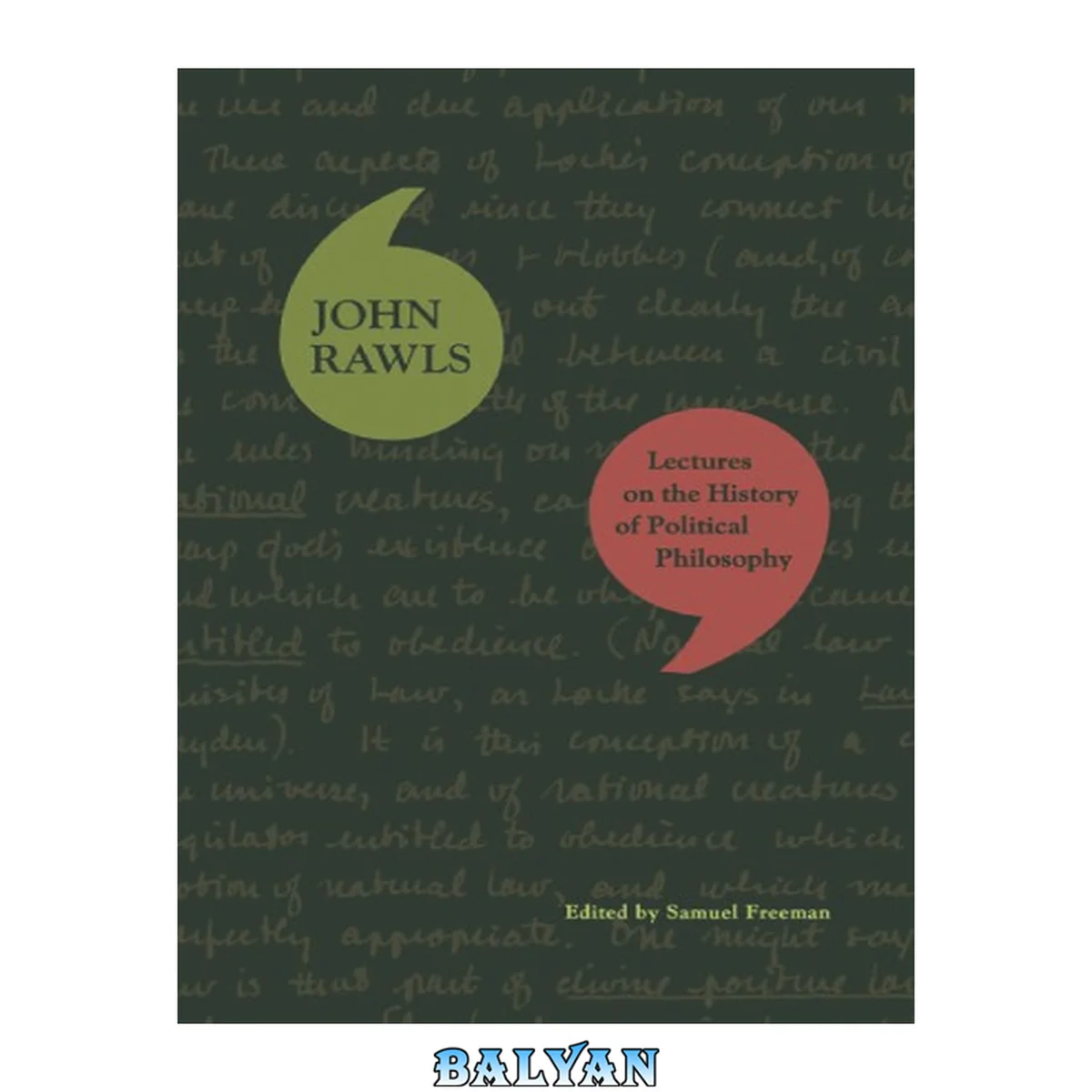 جلد کتاب Lectures on the History of Political Philosophy