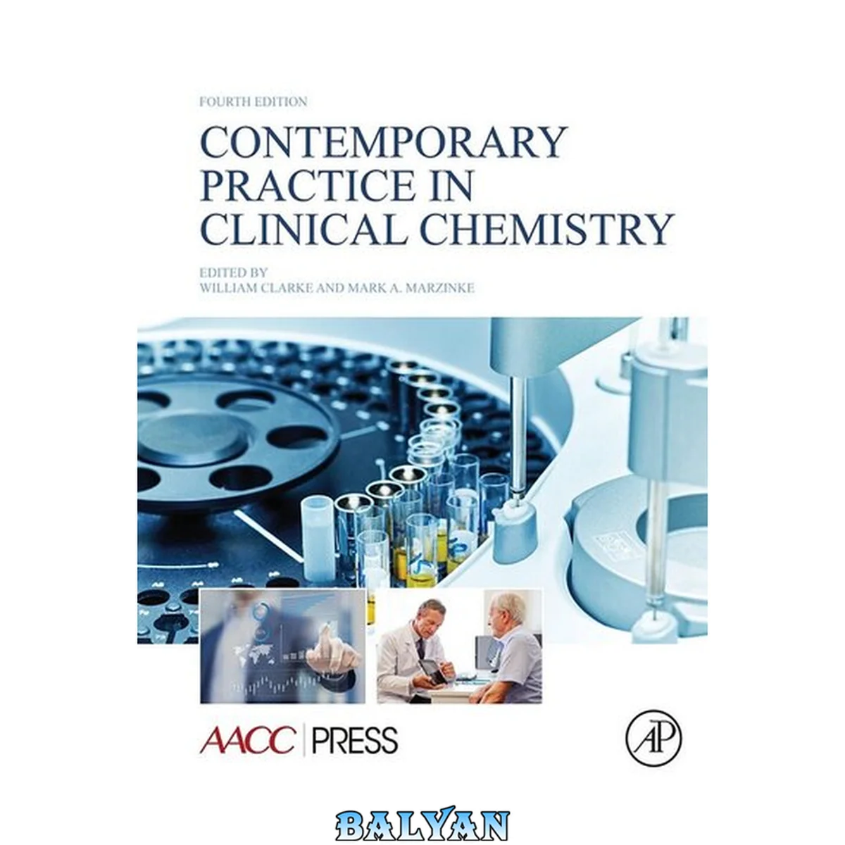 جلد کتاب Contemporary Practice in Clinical Chemistry