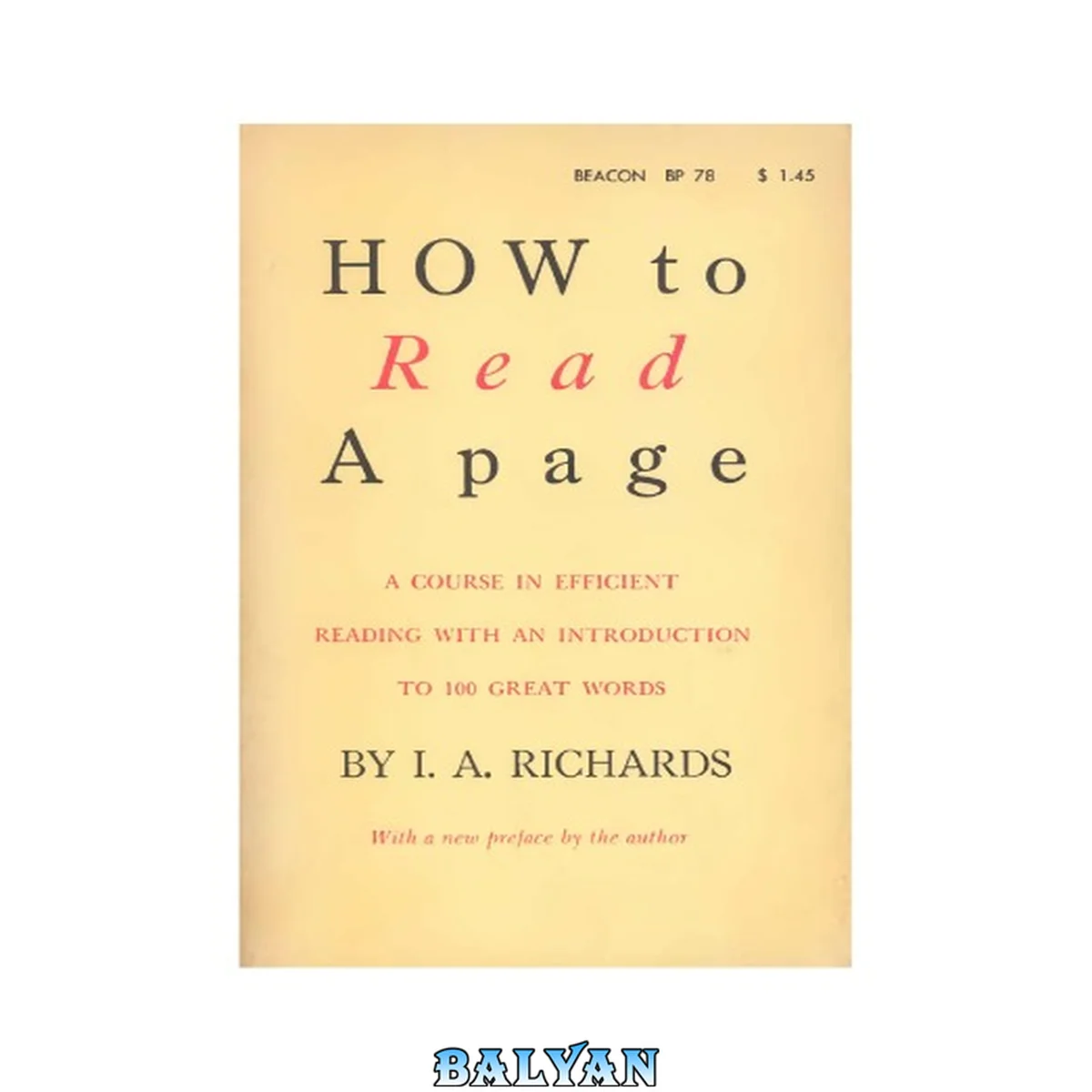 جلد کتاب How to Read a Page: A Course in Efficient Reading with an Introduction to a hundred Great Words