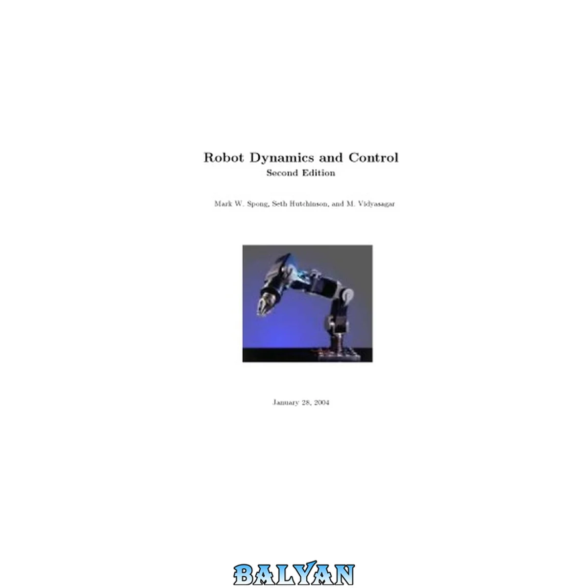 جلد کتاب Robot Dynamics and Control
