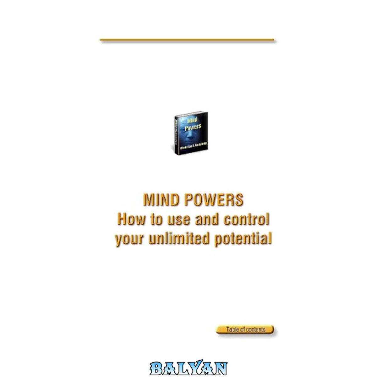 جلد کتاب Mind Powers: How to use and control your unlimited potential